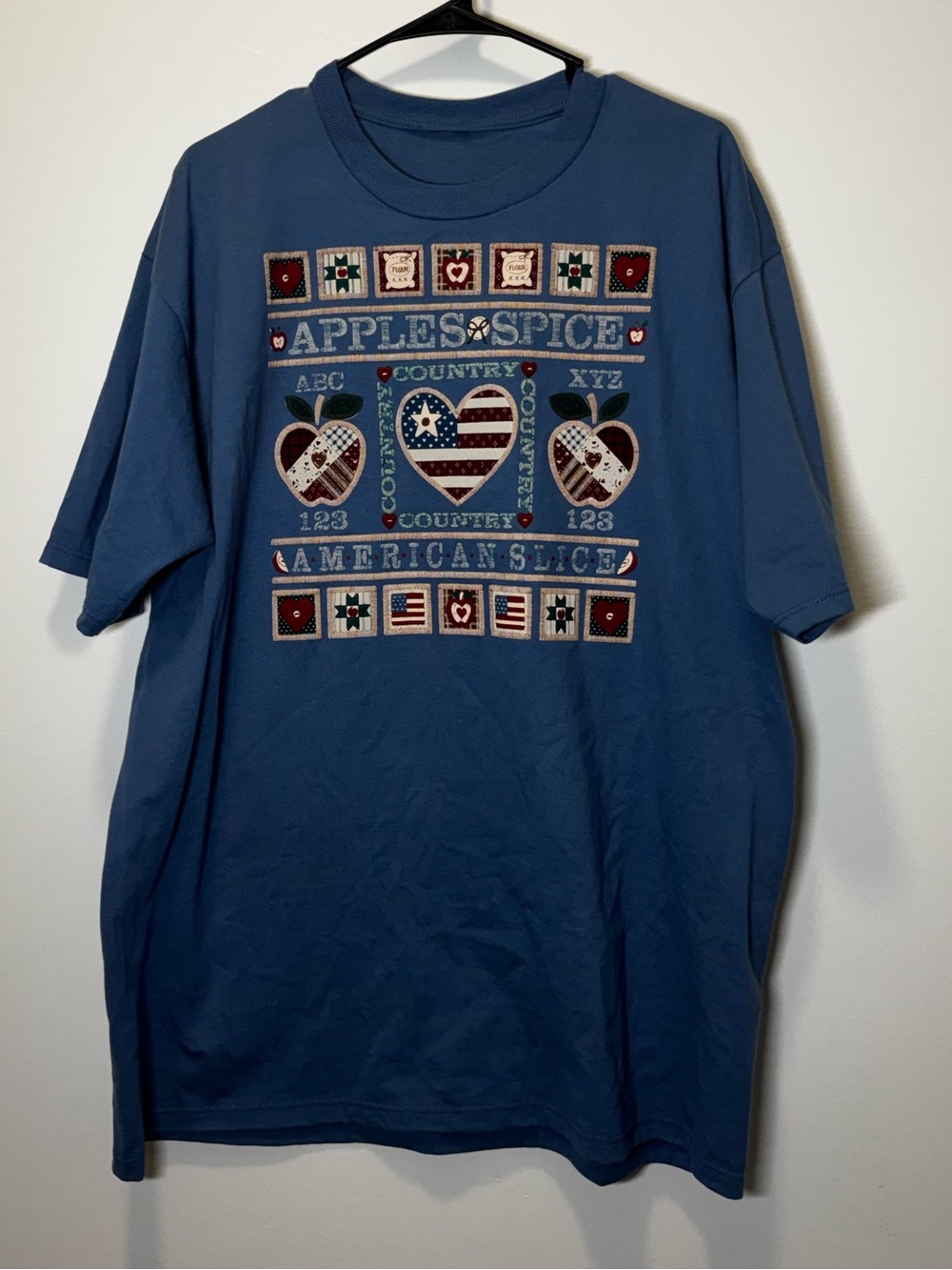 Vintage Apples Spice Americana Country Graphic Tee